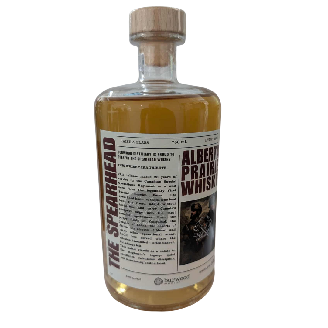 The Spearhead-CSOR- Alberta Prairie Whisky | 750ml | Burwood Distillery