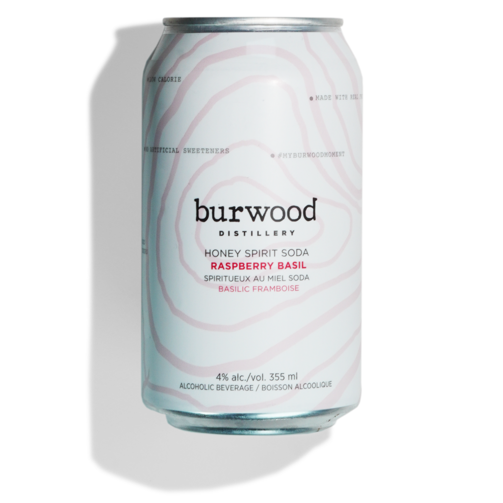 Raspberry Basil Craft Cooler | Burwood Distillery | 6-Pack
