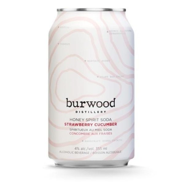 Strawberry Cucumber 6-Pack Craft Cooler | Burwood Distillery