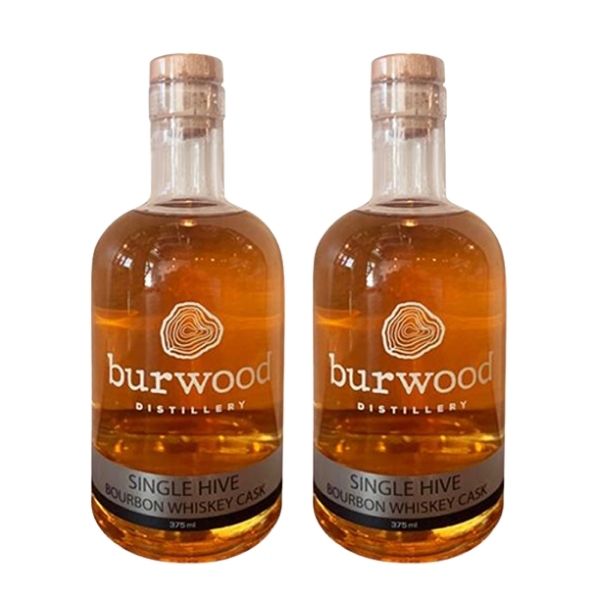 Single Hive Bourbon Barrel Aged | 375ml Each | Bundle Of Two | Burwood Distillery
