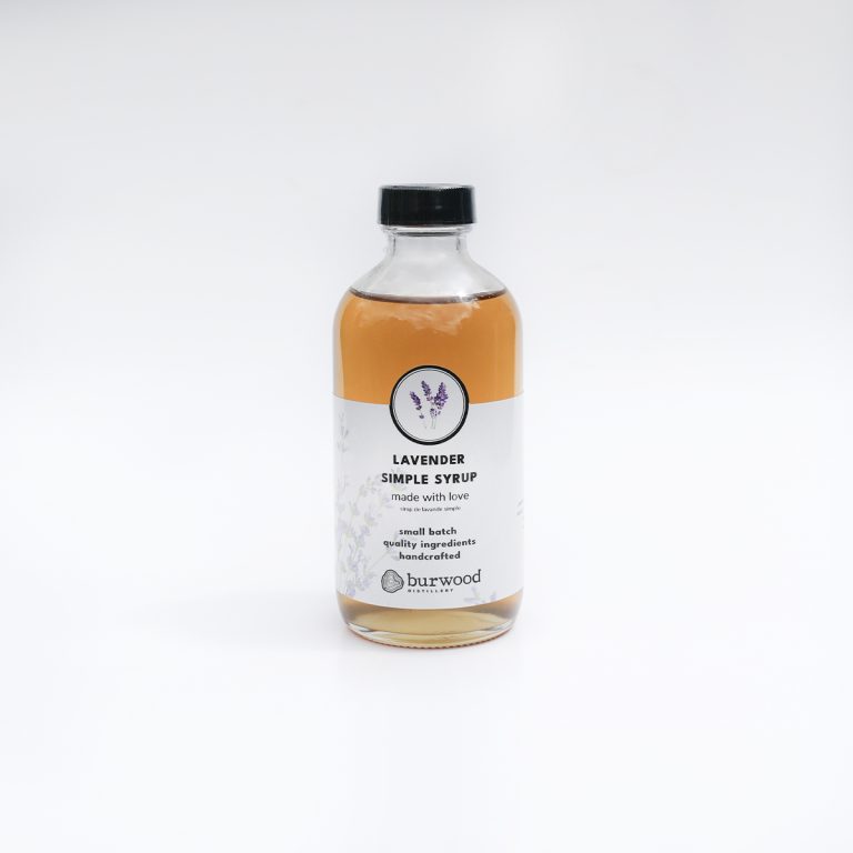 Burwood Lavender Simple Syrup for cocktails.
