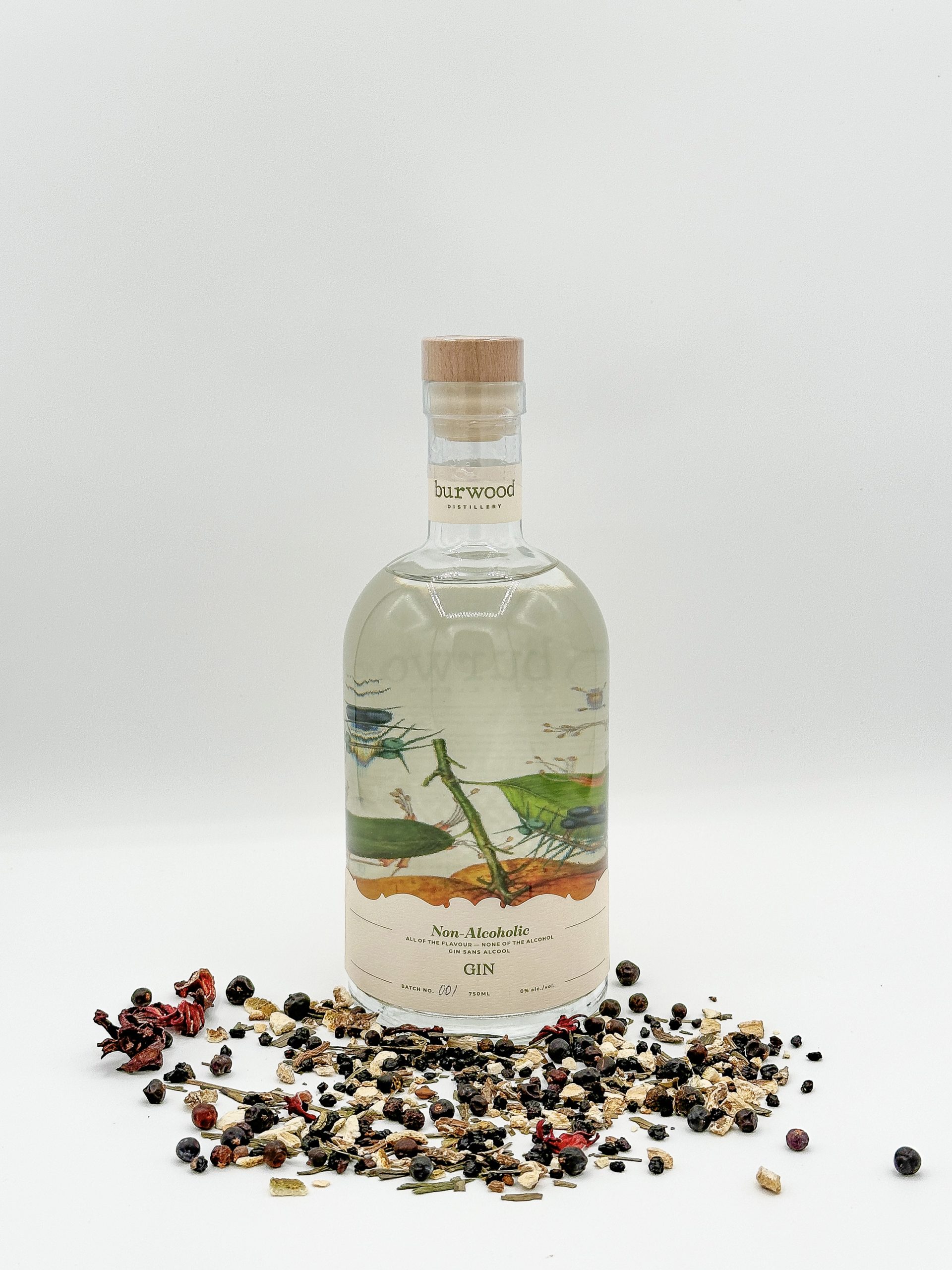 Non-Alcoholic Gin: Elevate Your Senses with Classic Flavours | 750ml | Burwood Distillery