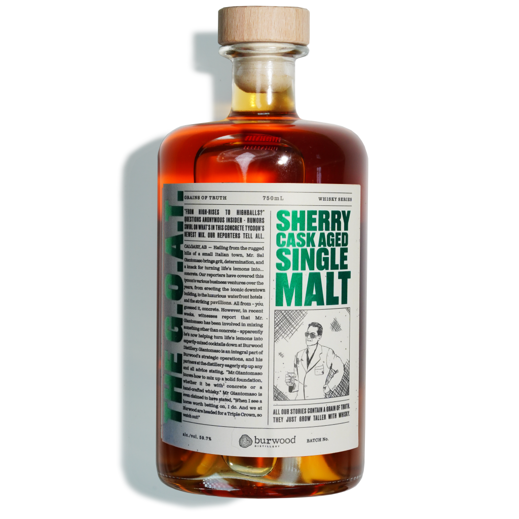 Limited Edition - "The G.O.A.T" - Sherry-Cask Aged Single Malt Whisky | 750 mL | Burwood Distillery