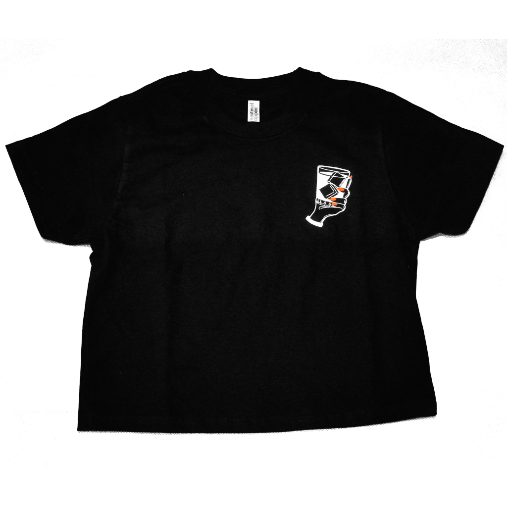 Women's "Old Fashioned" T-Shirt | Black | Burwood Distillery
