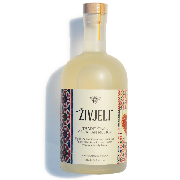 "Živjeli” Medica - Honey Liqueur | 750mL | Burwood Distillery | For the Croatian Canadian Folklore Federation West - Now Shipping!