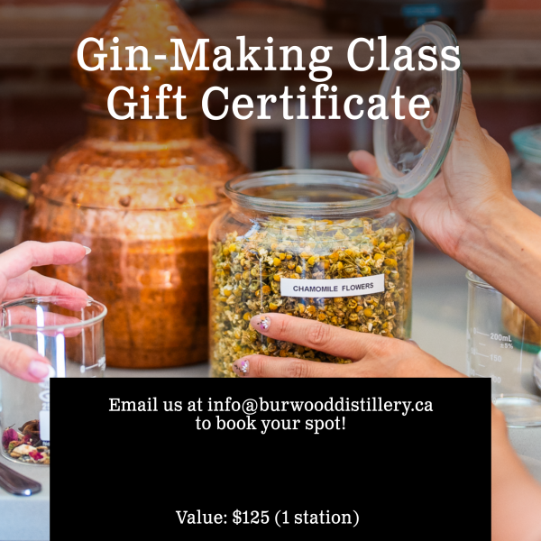 Burwood Class Gift Card | Gin-Making Classes