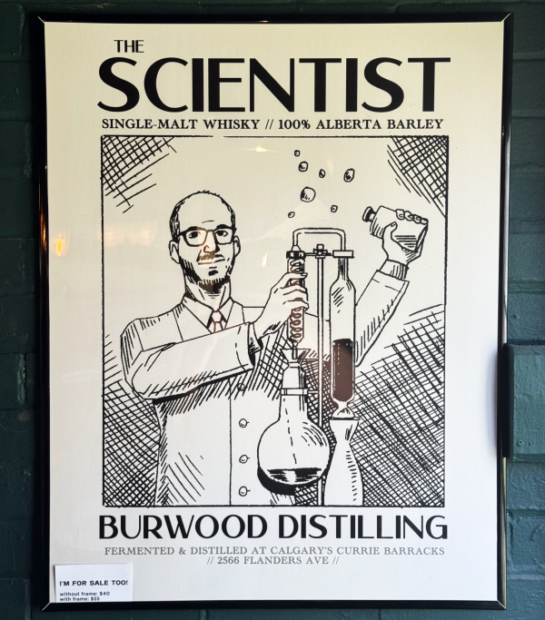 "The Scientist" Poster | 22"x 28" | Burwood Distillery - Image 2