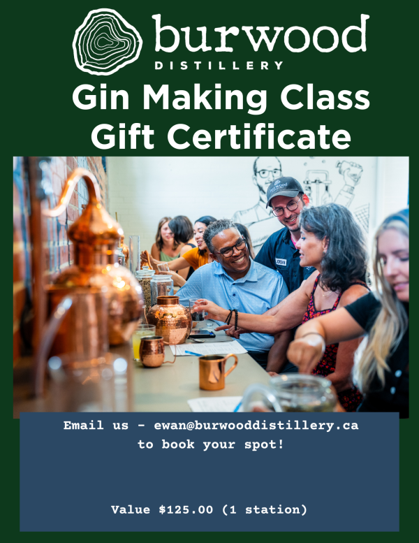 Burwood Class Gift Card | Gin-Making Classes