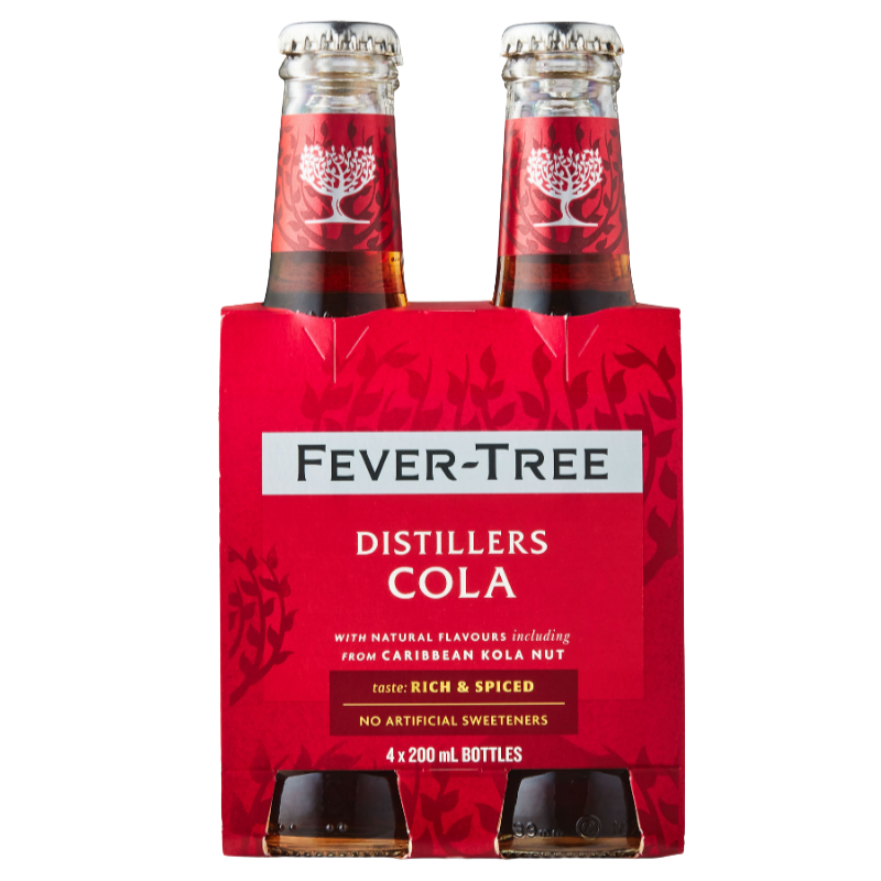 Fever Tree Distillers Cola (4-Pack 200 mL Bottles)
