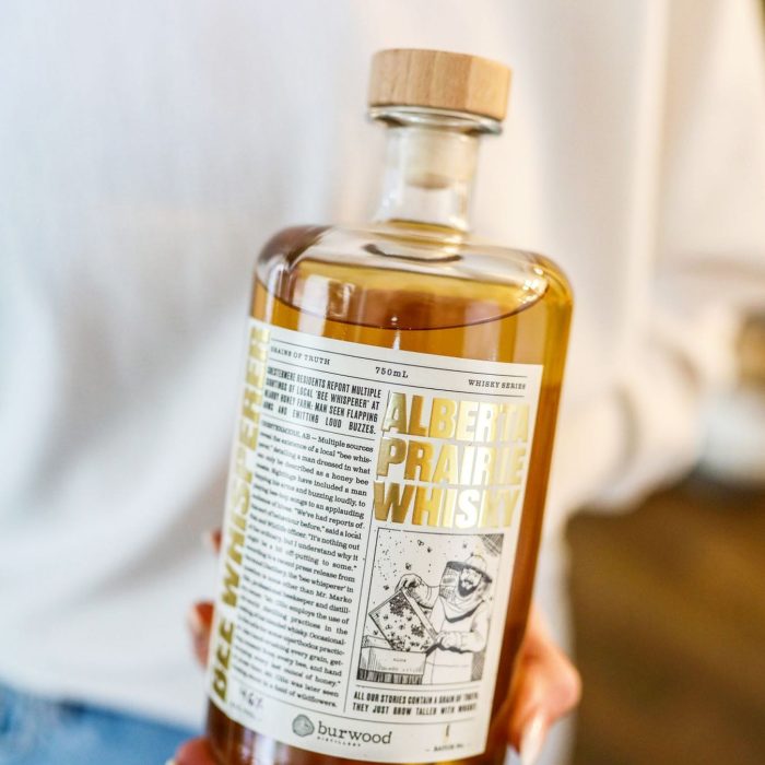 Alberta Prairie Whisky - Bee Whisperer Burwood Distillery